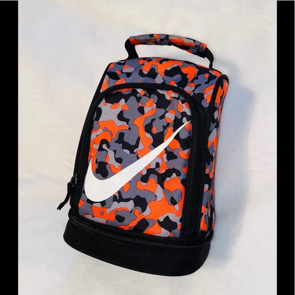 orange nike lunch box